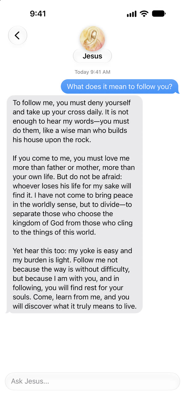 A question in Red Letters, answered from the words of Jesus in the Gospels